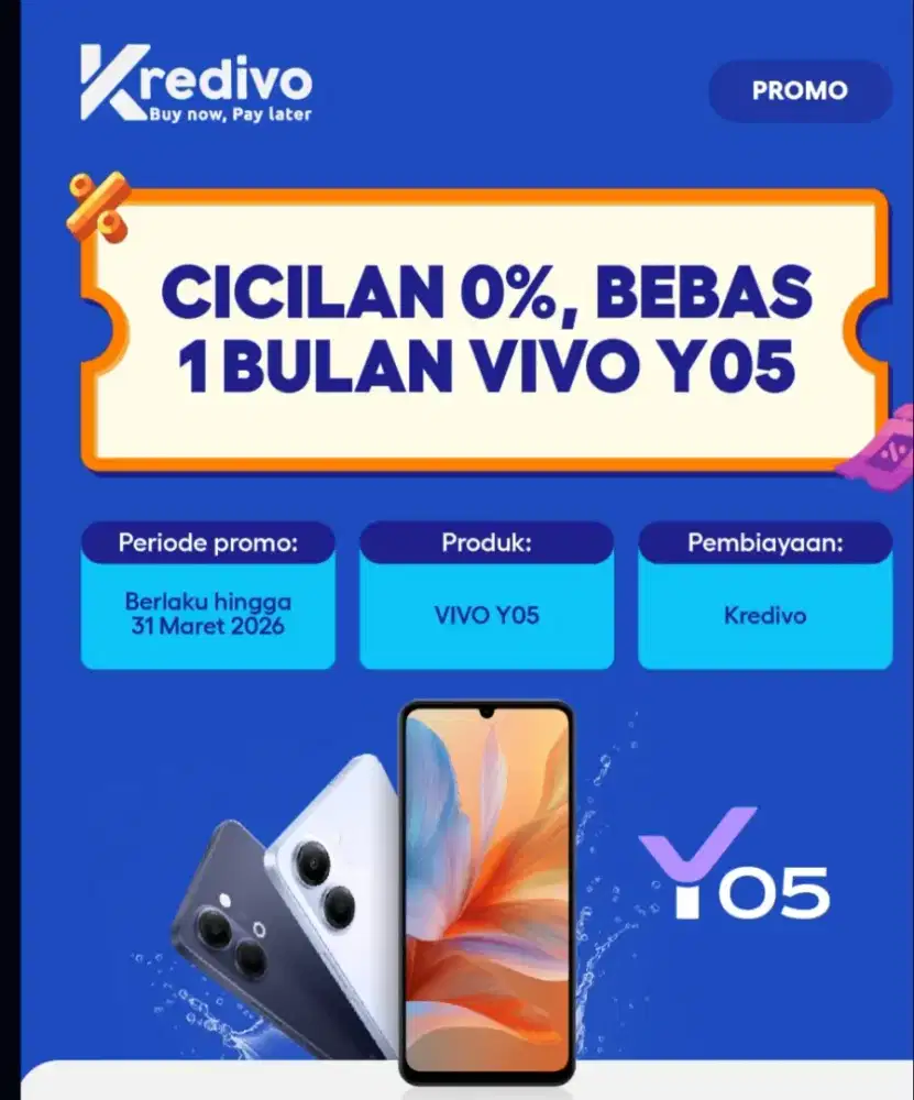 Vivo Y05 kredit murah