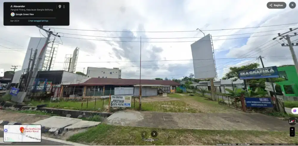 Di Jual Tanah dan Bangunan Lokasi Strategis di Kota Pangkalpinang