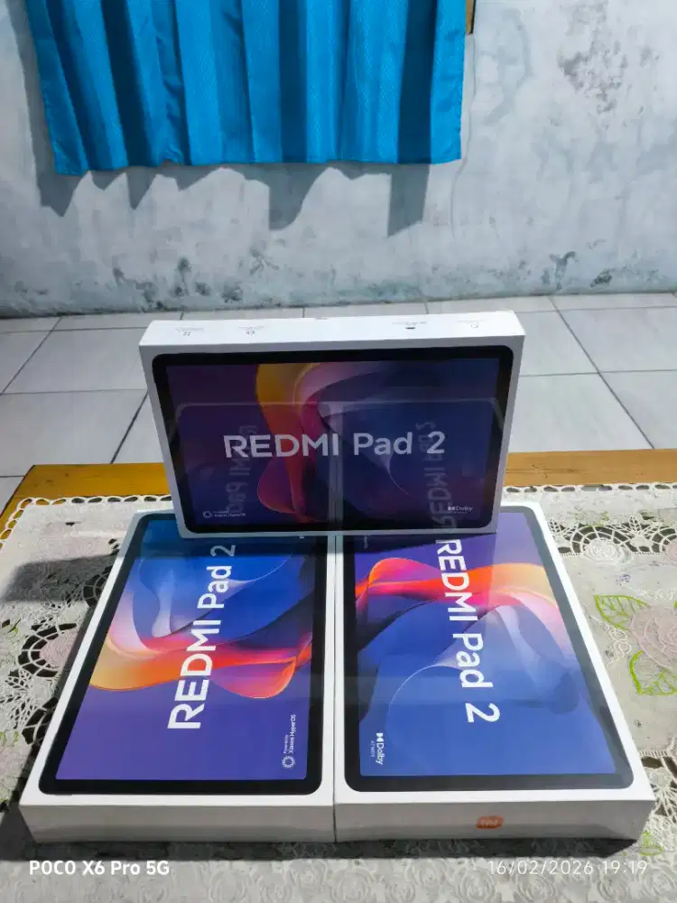 Redmi pad 2 4/128 baru dan segel murah