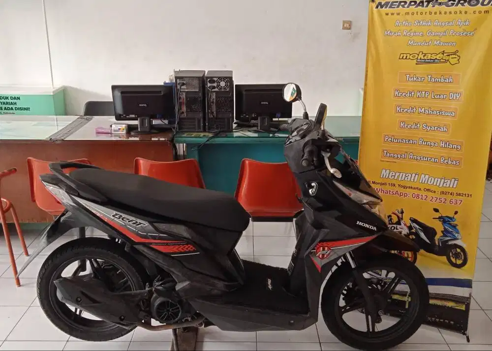 HONDA BEAT TH 2017 KREDIT MOTOR MURAH MOKASE
