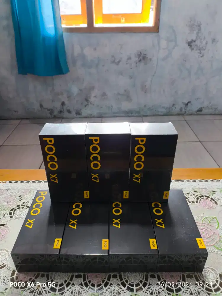 Poco x7 12/512 8/256 baru dan segel murah