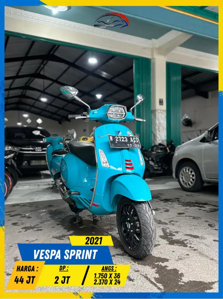 VESPA SPRINT 2021 BARANG ISTIMEWA HIKMAH MOTOR KEPUH MALANG