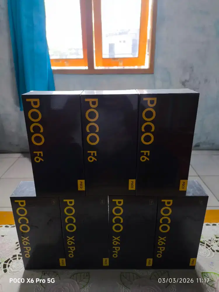 Poco f6 12/512 x6 pro 12/512 baru dan segel murah