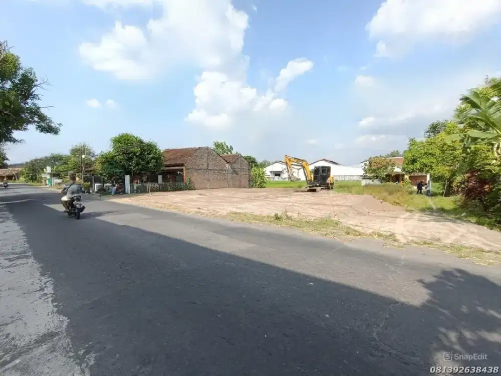 Tanah SHM Sleman 2 Menit SMK Nasional Berbah Jogja Cocok Untuk Investasi