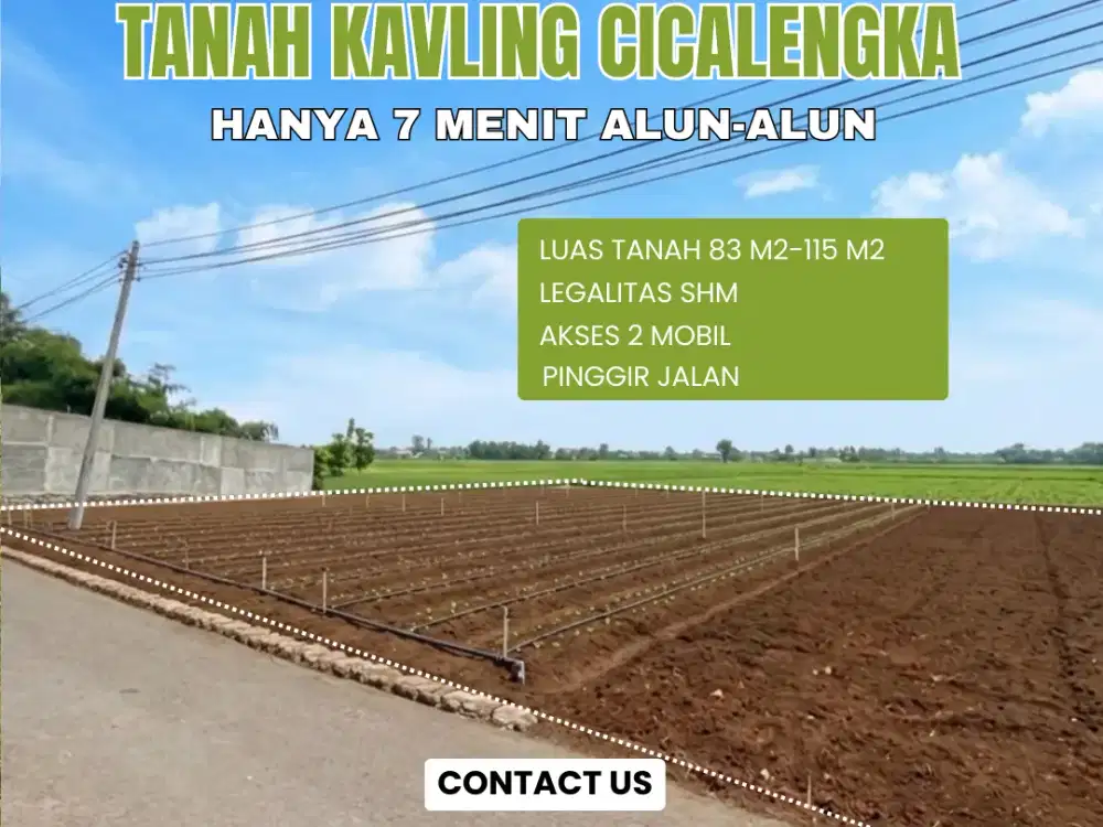 Tanah Murah Cicalengka! 7 Menit ke Alun-Alun, Harga Mulai 2 Jutaan