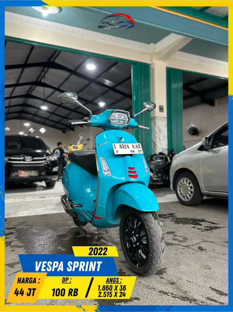 VESPA SPRINT 2022 PLAT L NEGO SAMPE DEAL HIKMAH MOTOR KEPUH MALANG