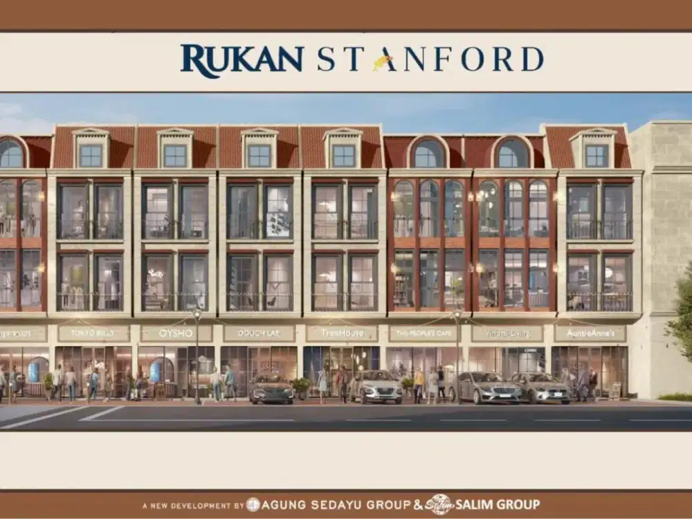 Vco - Dijual Rukan Stanford Riverside Educity PIK2 Tipe 4.5X12.5