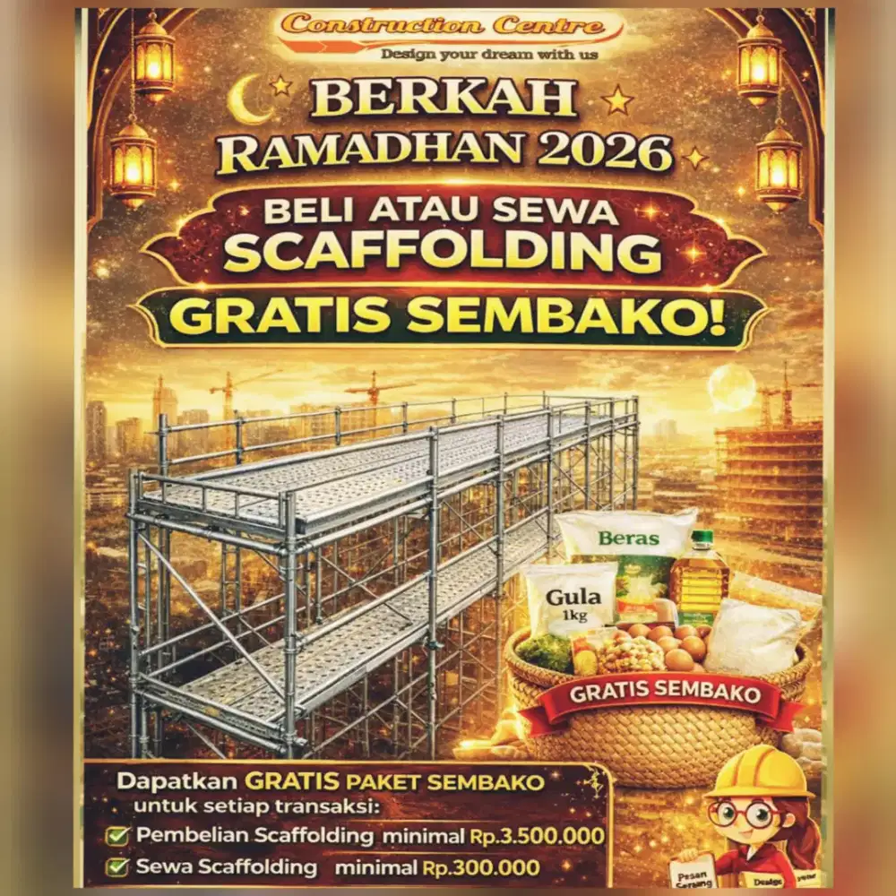 scaffolding pipa hitam