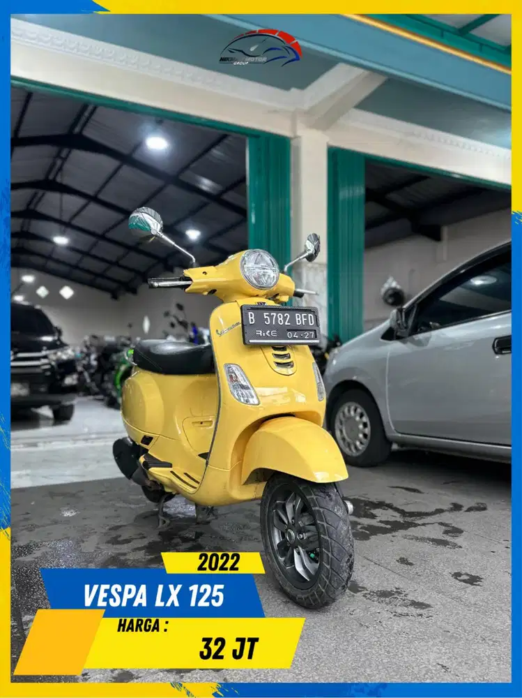 VESPA LX 125 2022 PLAT B NEGO BOSSKU HIKMAH MOTOR KEPUH MALANG