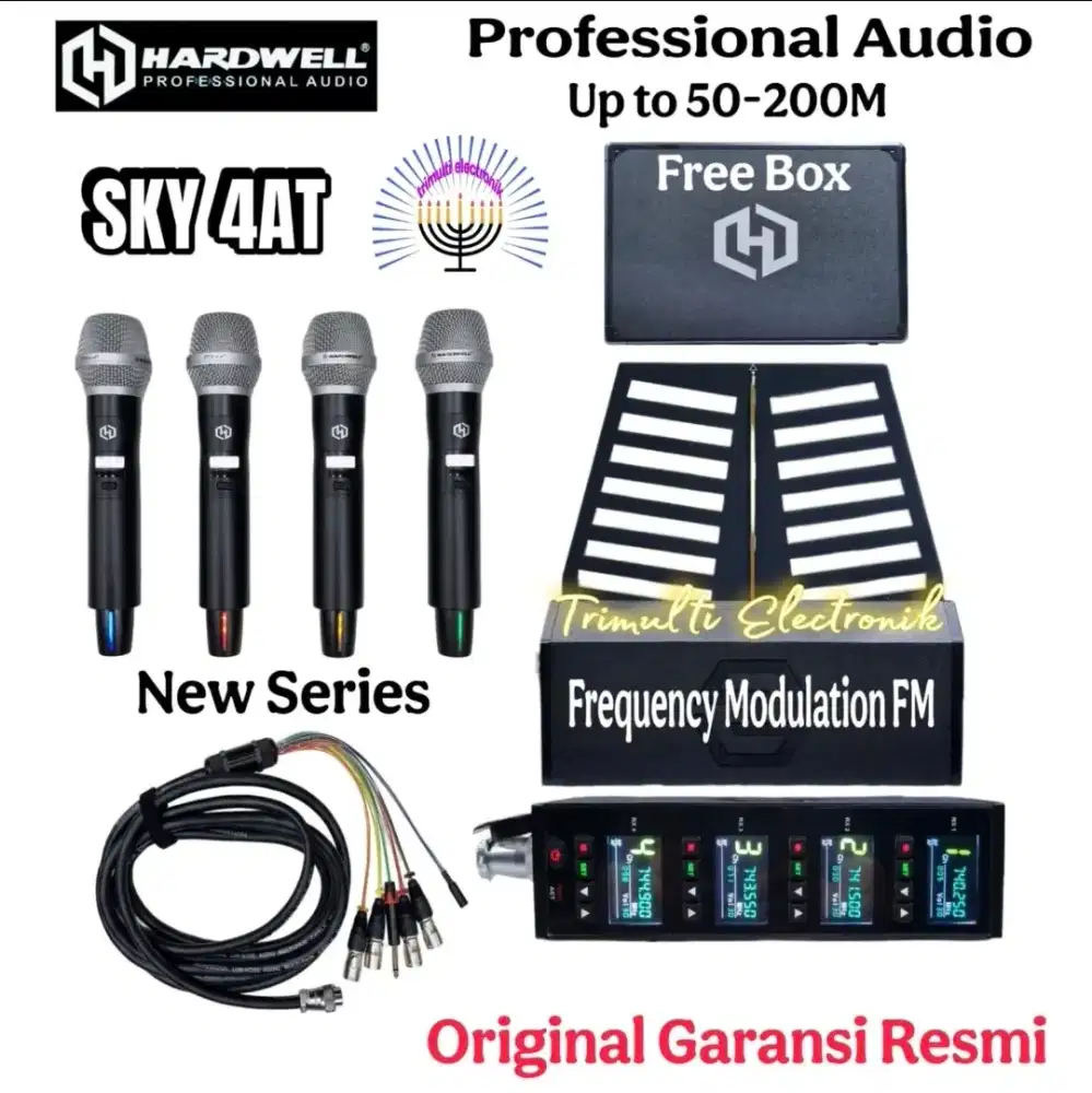 HARDWELL sky 4 at sky4at  4 mic original resmi