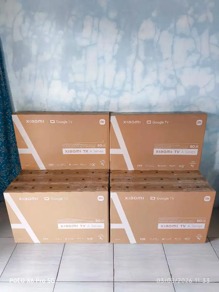 Xiaomi google tv 32 inc baru dan segel murah