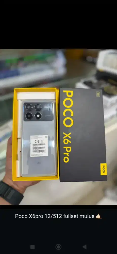 POCO X6 pro  12/512 mulus