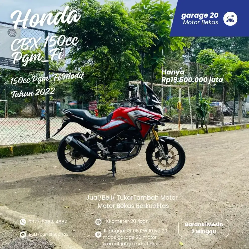 Honda All New cbx 150cc modif pgm_fi tahun 2022