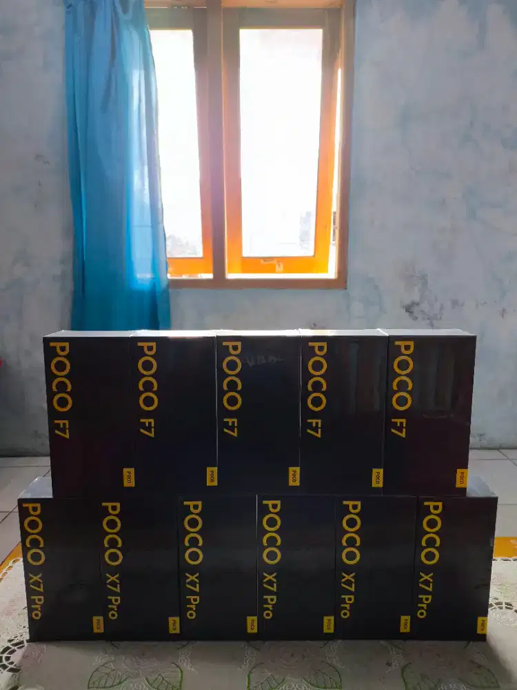 Poco f7 12/512 x7 pro 12/512 baru dan segel murah