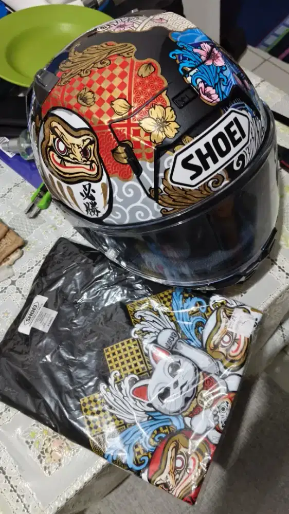 SHOEI X15 MOTEGI 5 Size L + Baju SHOEI ORIGINAL