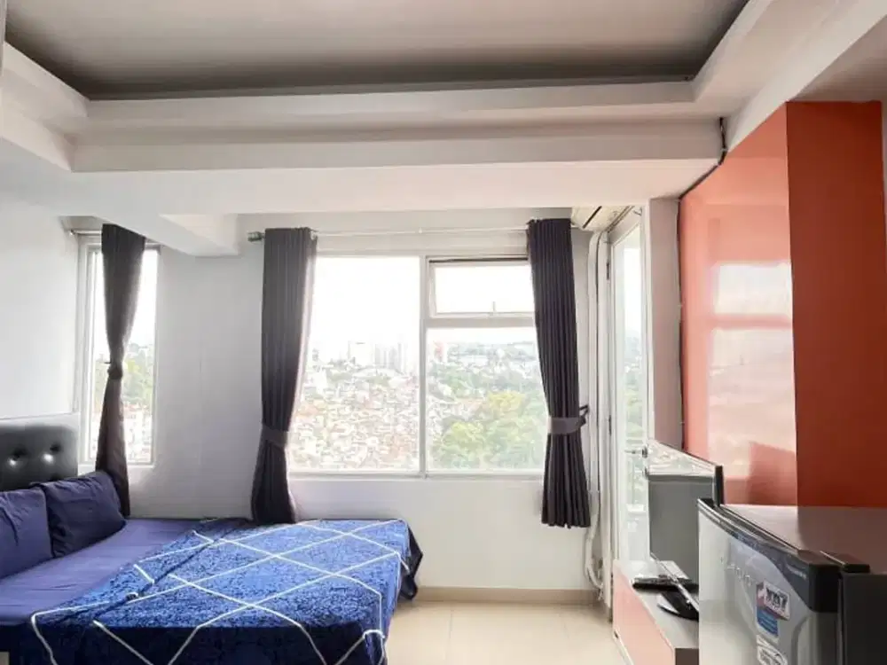 Apartemen Studio Full Furnish Premium – Luas, Bersih & Elegan!