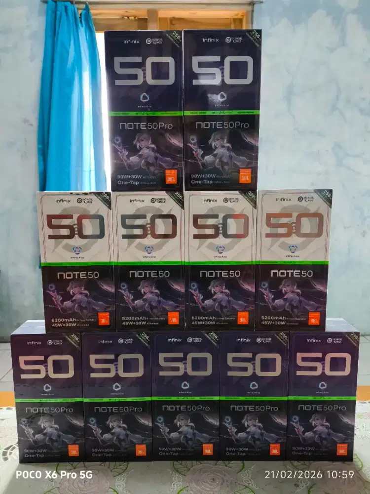 Infinix note 50 pro 8/256 note 50 8/256 baru dan segel murah
