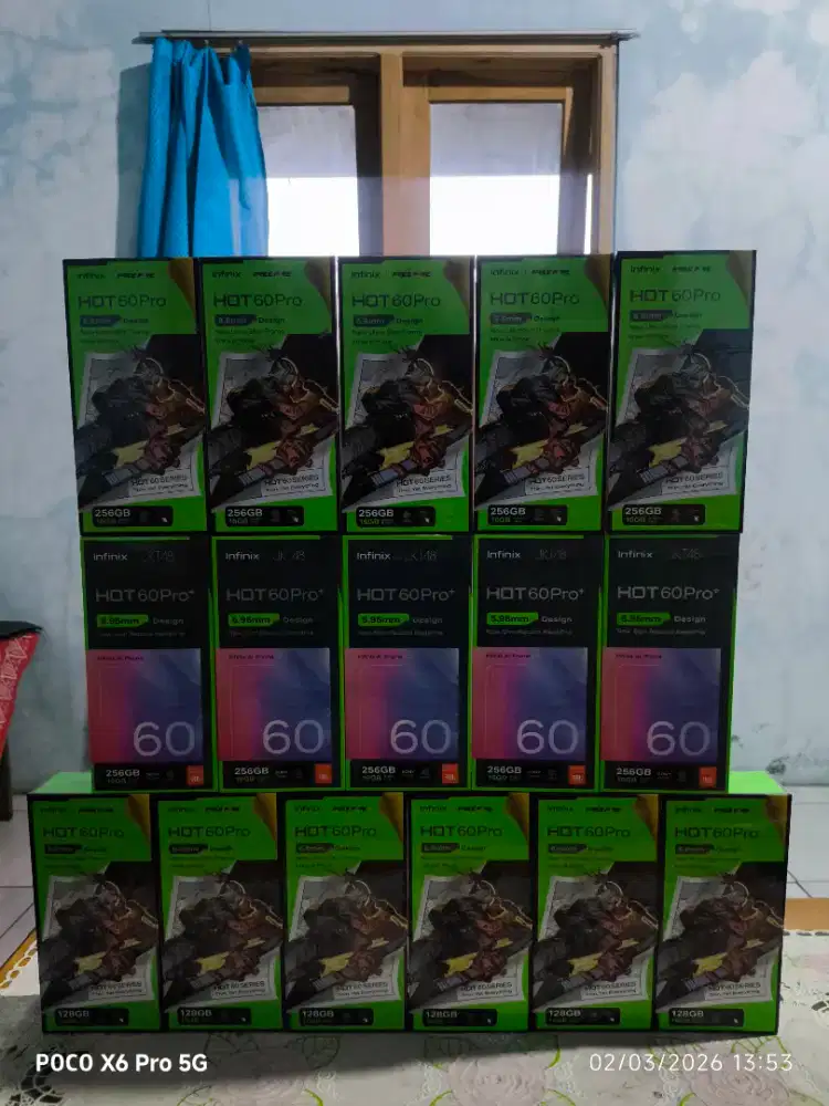 Infinix hot 60 pro plus 8/256 hot 60 pro 8/256 baru dan segel murah