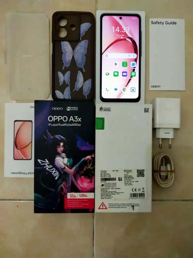 Oppo A3X 6/128 asli Oppo bukan barang refurbish