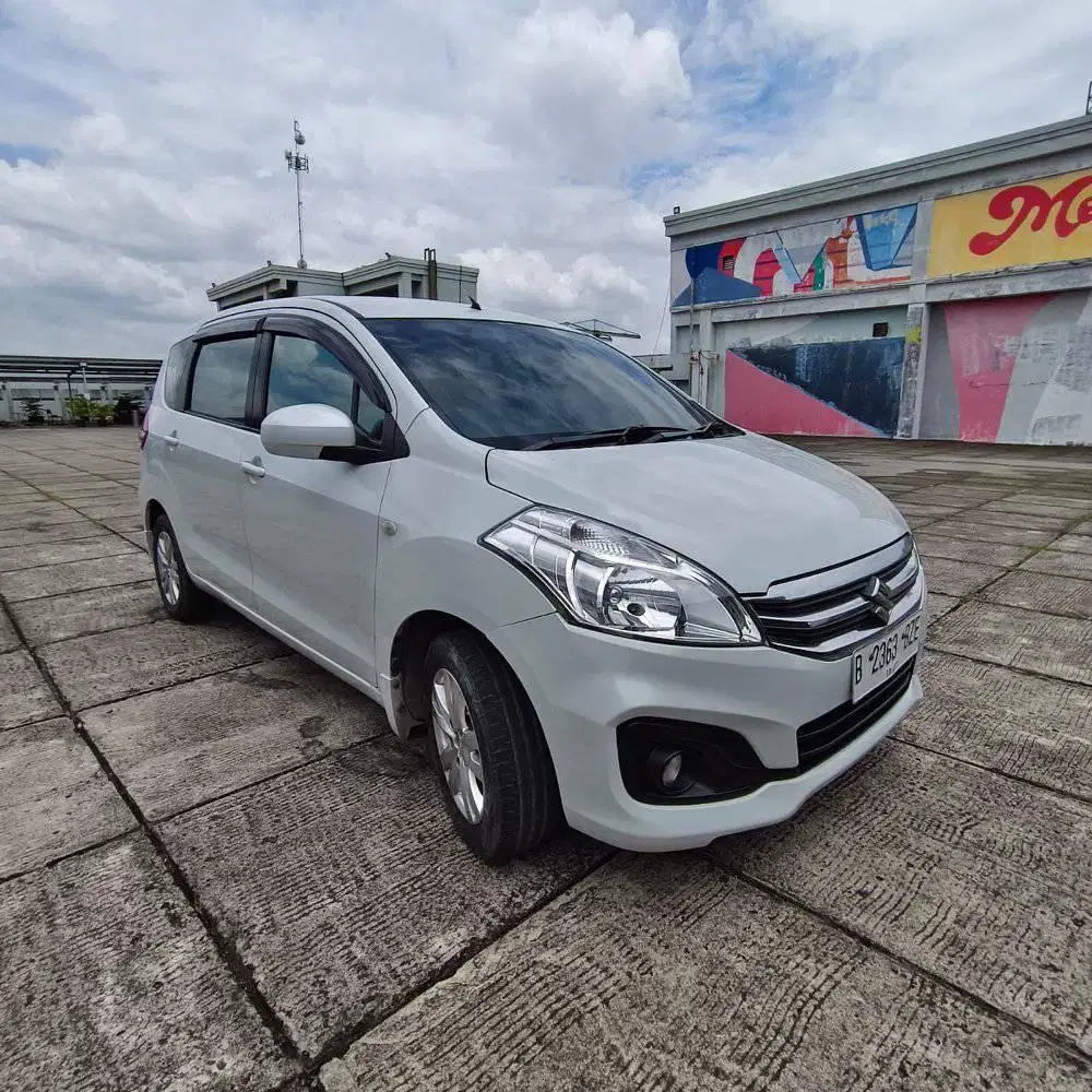 ‼️low km‼️Suzuki Ertiga GL GX AT Putih 2017 2016