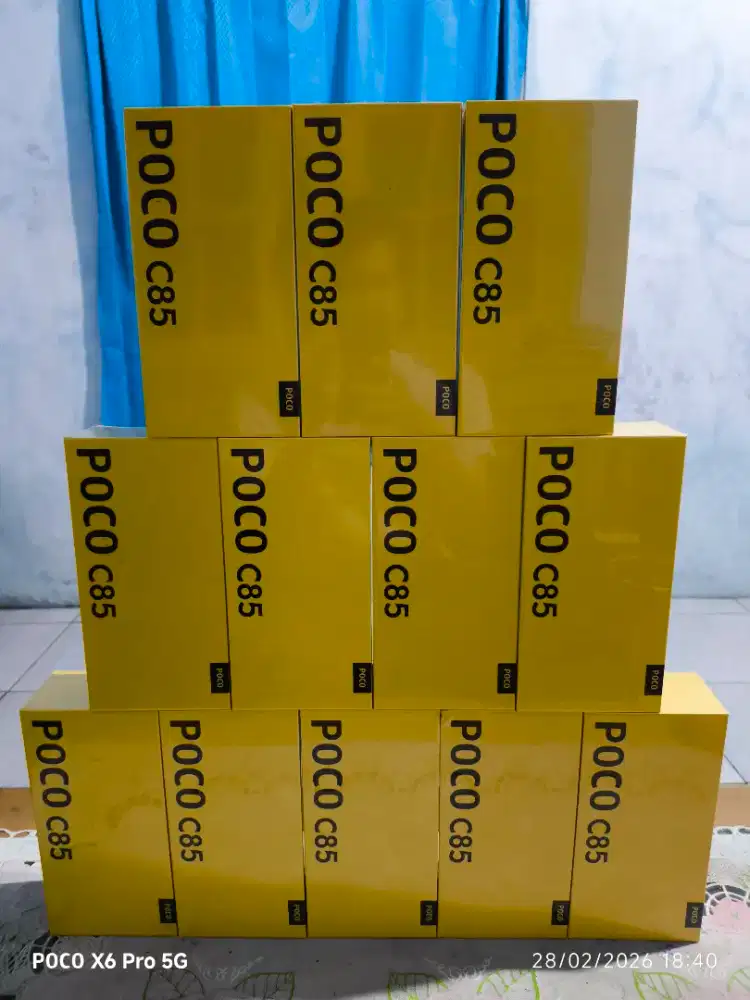 Poco c85 8/256 6/128 baru dan segel murah
