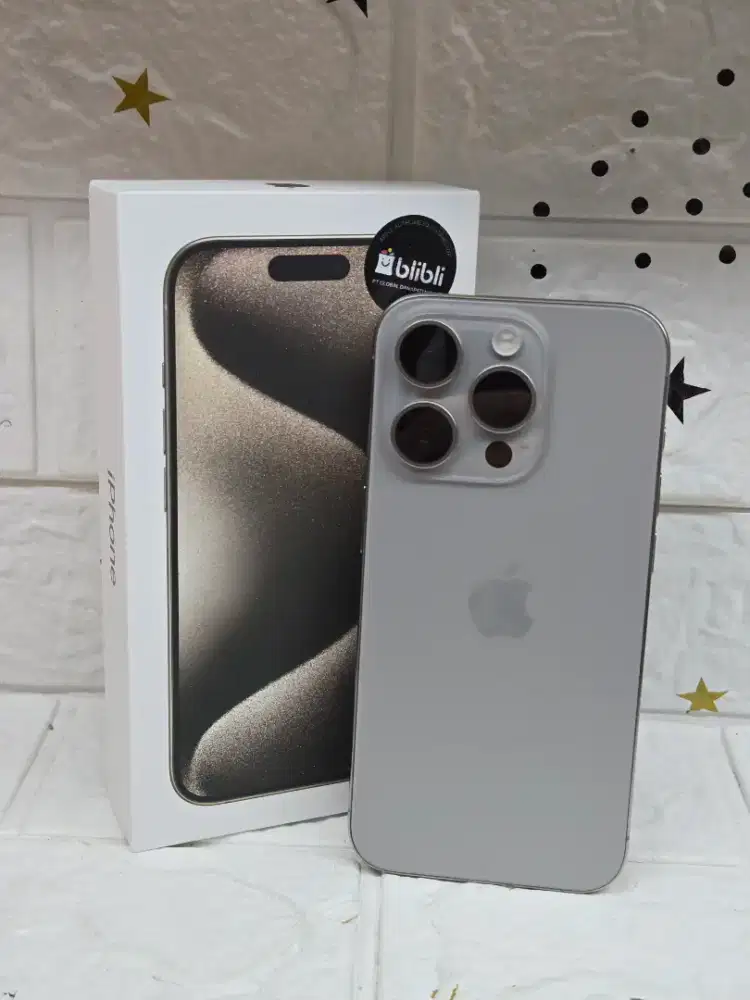 Iphone 15 pro 128gb second resmi