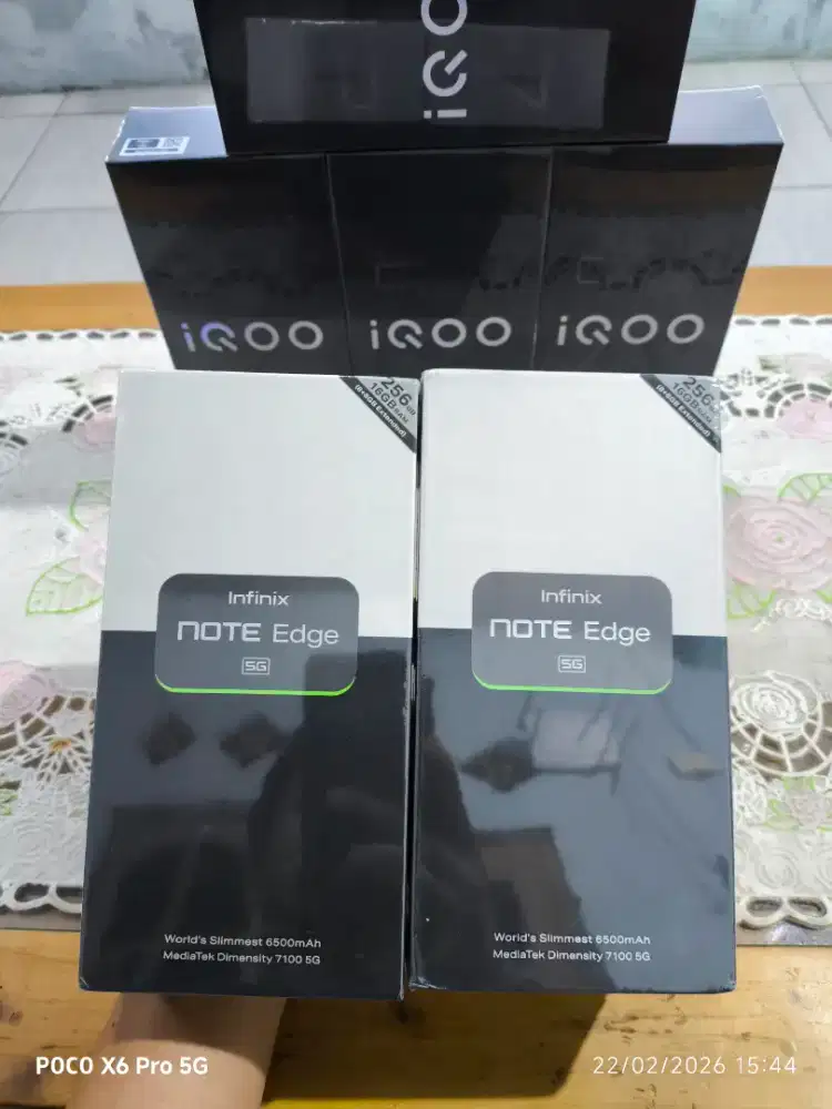 Infinix note edge 5G 8/256 baru dan segel murah