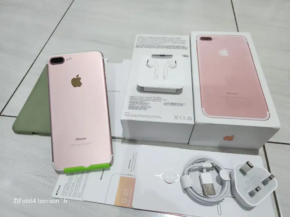iPhone 7 Plus 256GB BH 84% Fullset
90% Mulus, All Operator, No Minus