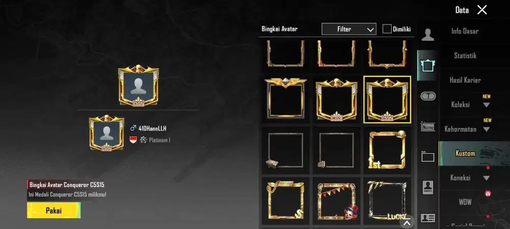 AKUN PUBG SINGLE LOGIN SAFE . pemakaian pribadi