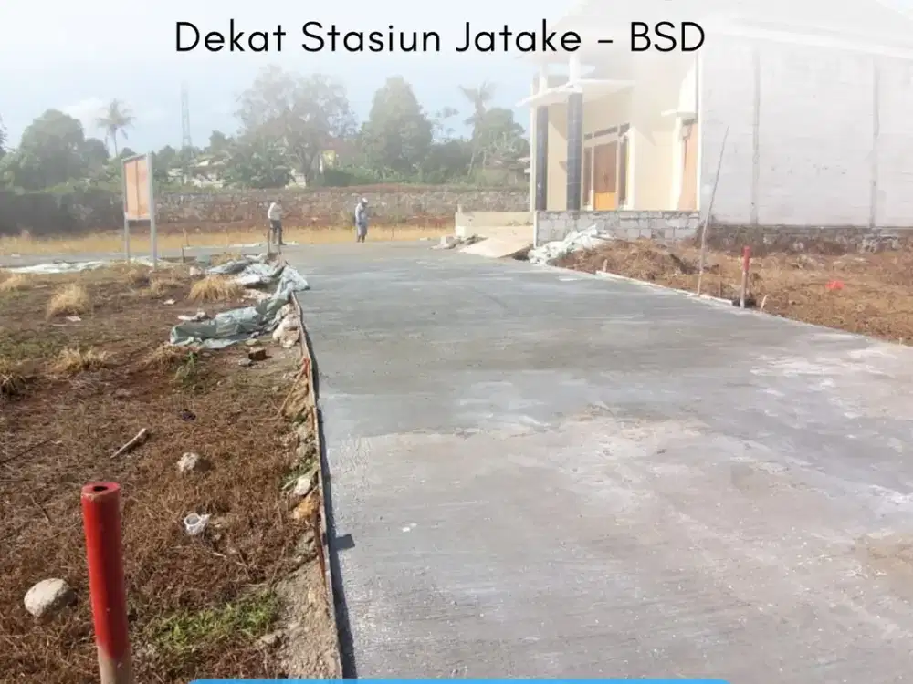 Kavling Tangerang 1 Jt-an Permeter, Dekat Stasiun Jateke-BSD
