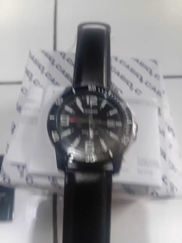 Jual Jam Tangan Pria Casio MTV-VD01BL-18VUBF Black kulit