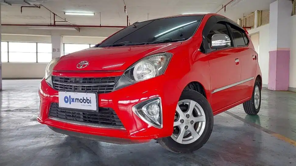DP MURAH Toyota Agya 1.0 G Bensin-AT 2015 Merah CFMCB