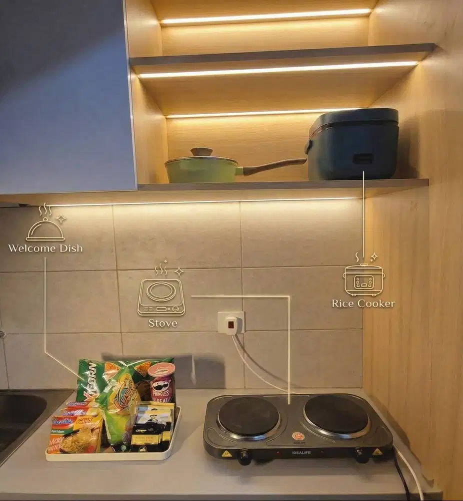 Elegant Studio Fully Furnished - PIK2 Tower Asahikawa (Garden View)