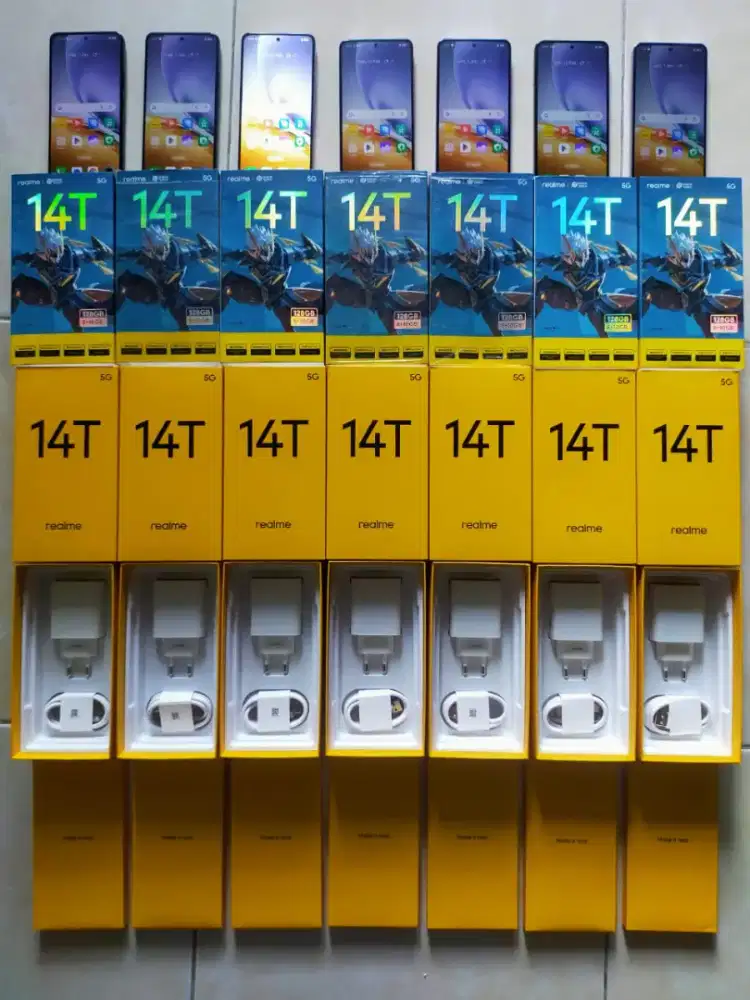 Realme 14T 5G 8/128 seperti baru