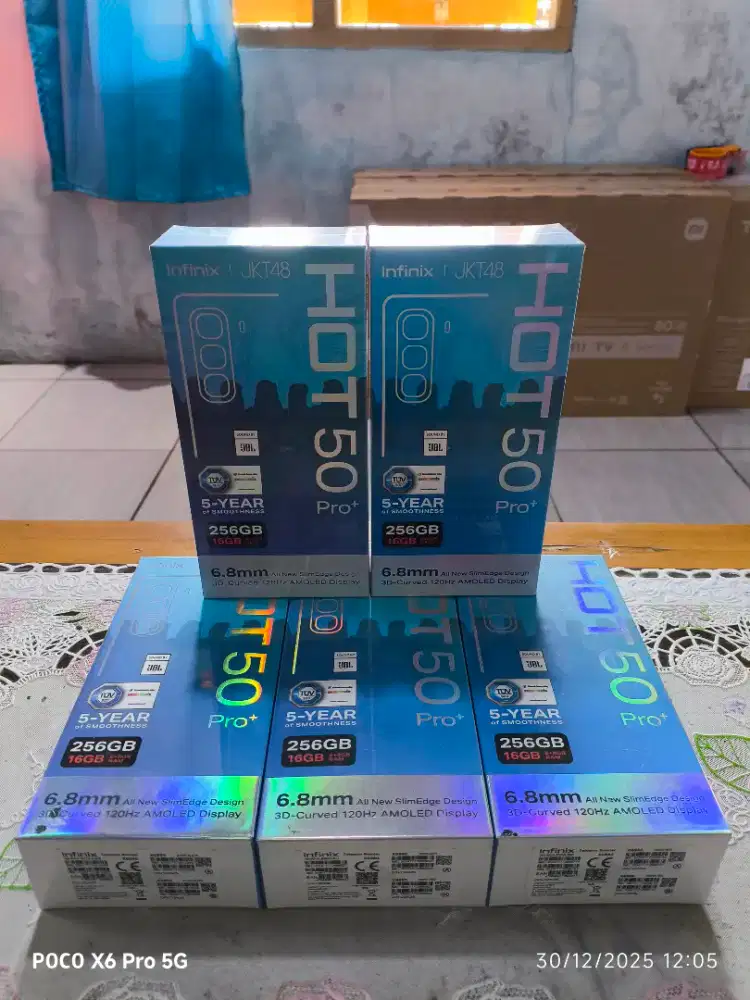 Infinix hot 50 pro plus 8/256 baru dan segel murah