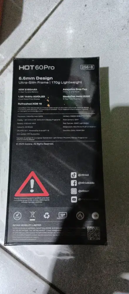 infinix hot 60 pro 8-256