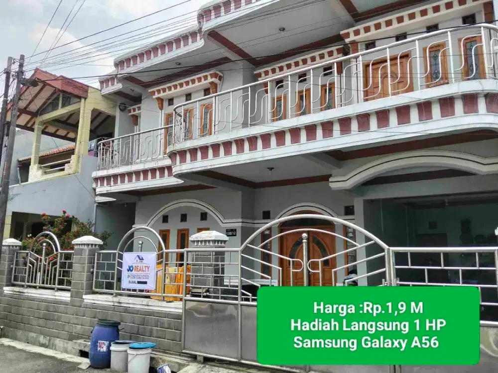 KOPO PERMAI, Rumah Modern 3lt DIJUAL, strategis, akses Tol mudah, dekat area Komersil