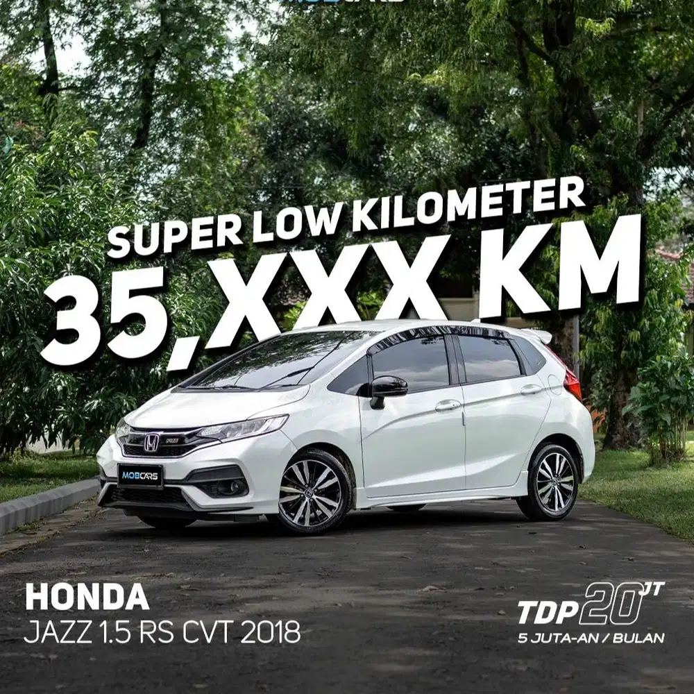 LOW KILOMETER JAZZ GK5 1.5 RS CVT 2018