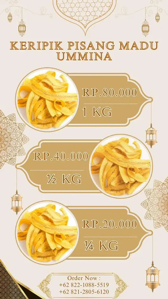 KERIPIK PISANG MADU UMMINA