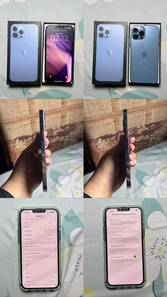Iphone 13 Pro Max 256 GB ex inter beacukai