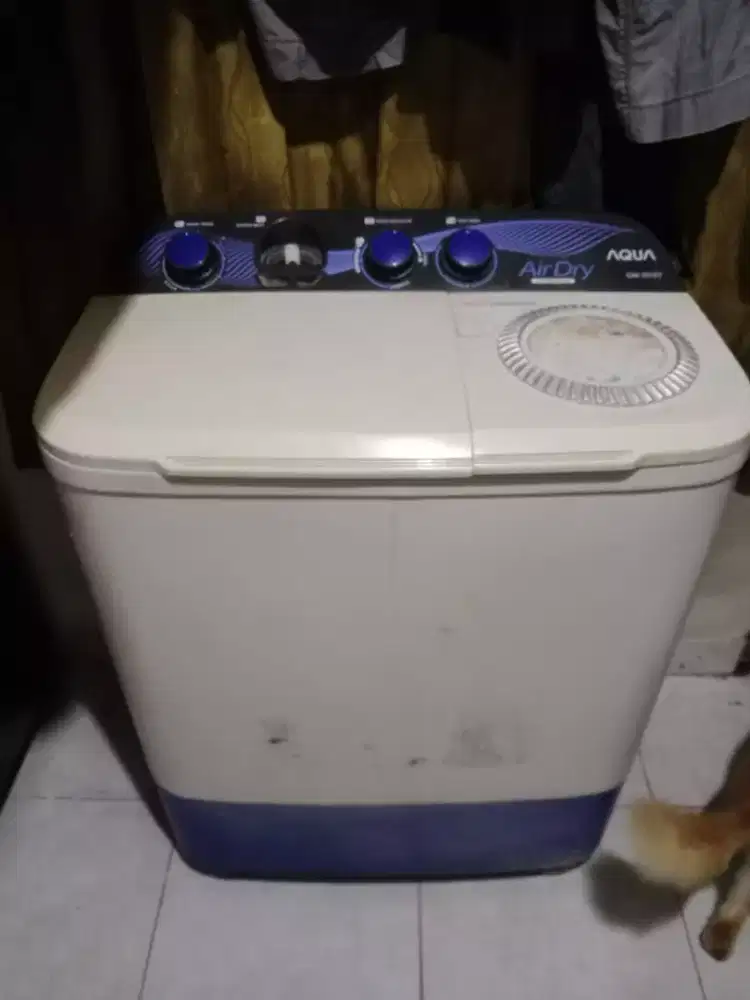 Mesin cuci aqua 2 tabung 8kg