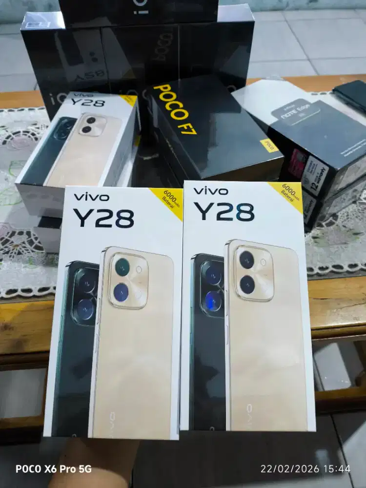 Vivo y28 8/256 8/128 6/128 baru dan segel murah