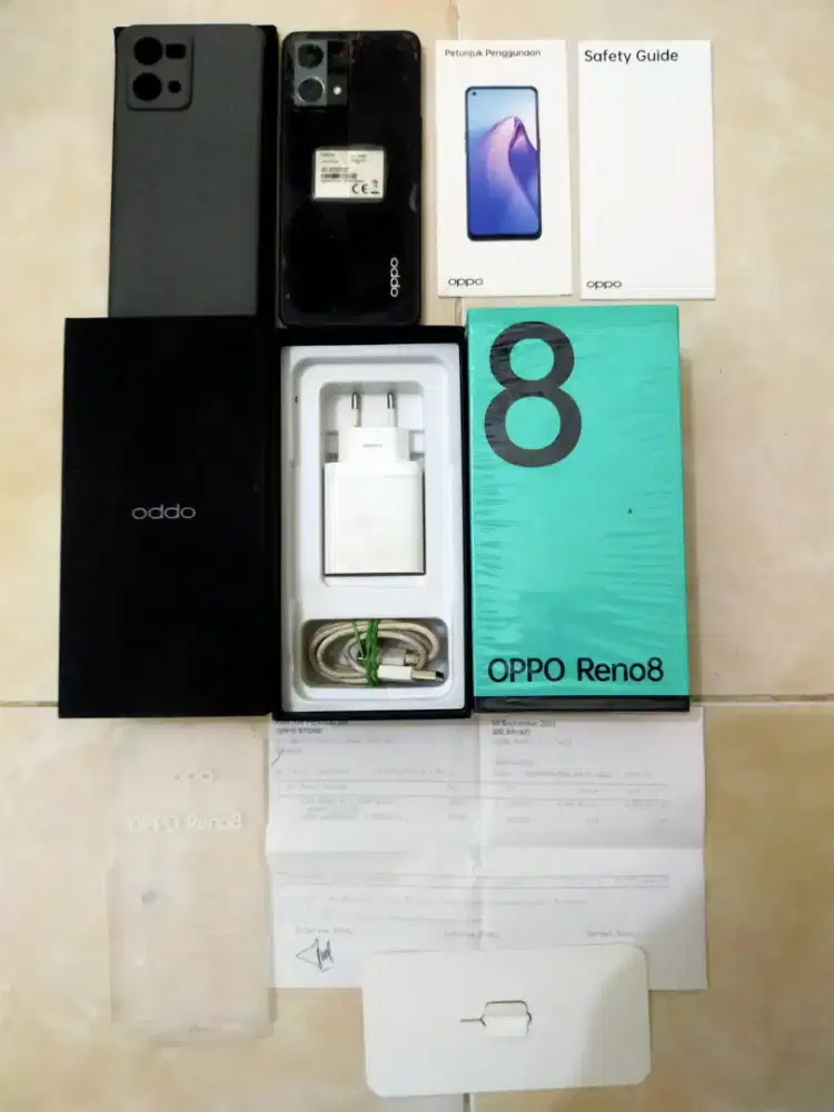 Oppo Reno 8 8/256 asli Oppo bukan barang refurbish