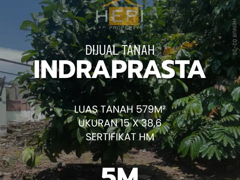 Dijual Tanah di Indraprasta Semarang