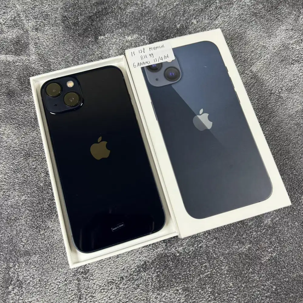 Iphone 13 128GB Midnight Garansi 12/04/2026 BH 99 CC 147 Ibox