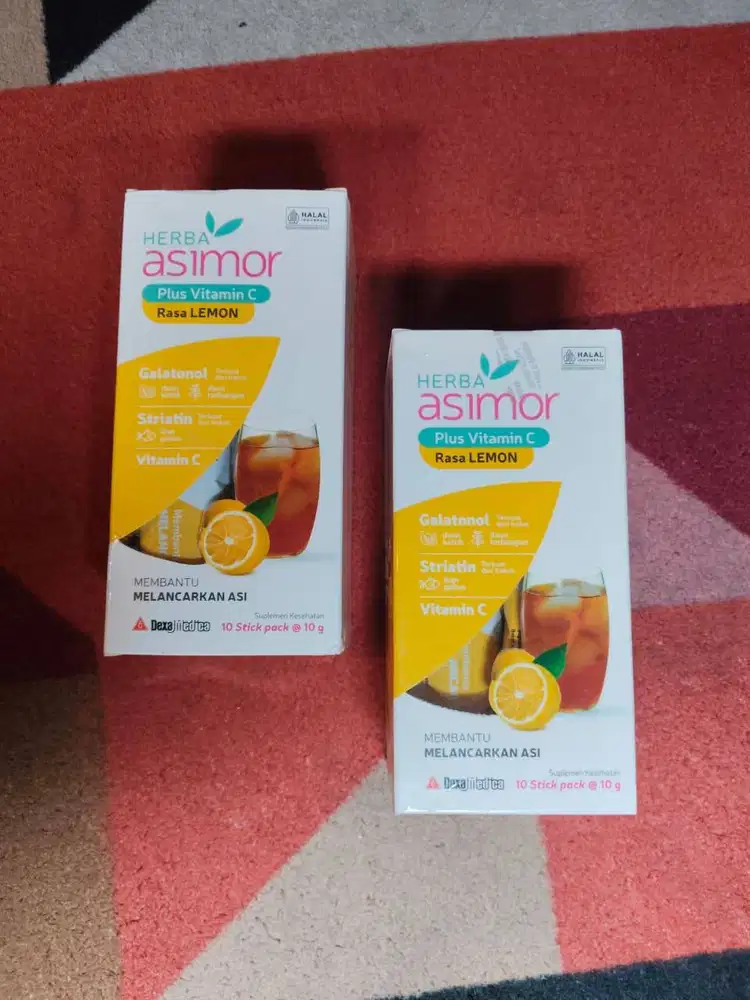 Herba ASIMOR Plus Vitamin C Rasa Lemon Membantu Melancarkan ASI