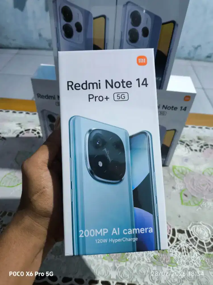 Redmi note 14 pro plus 5G 12/512 baru dan segel murah
