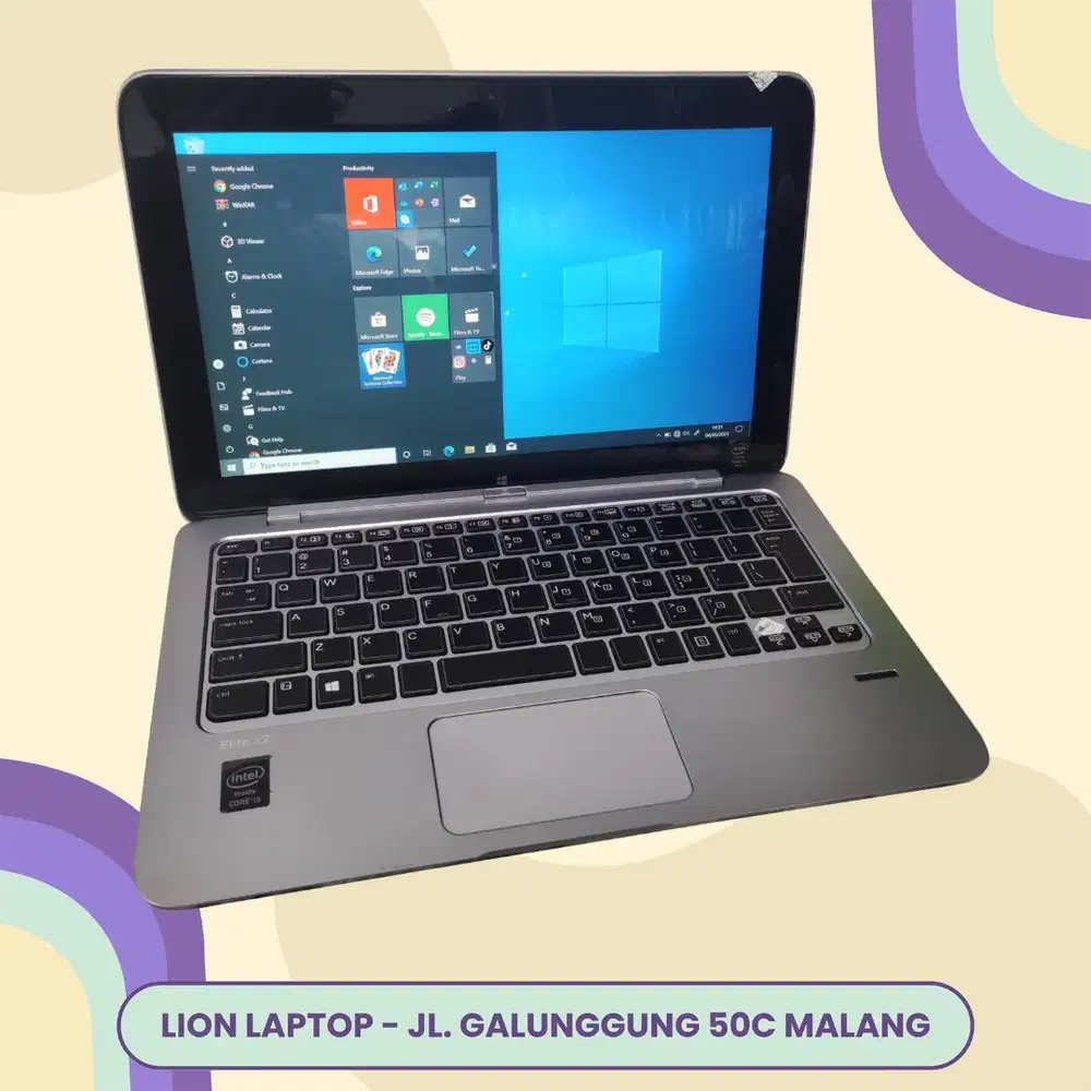 RAM 8GB SSD 256GB Touchscreen HP Elite X2 1011 G1 Tablet [05|03]