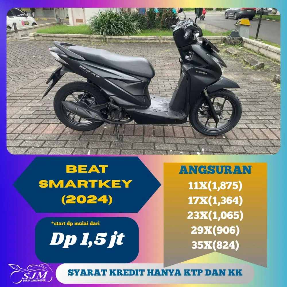 HONDA BEAT DELUXE SMARTKEY 2024 MESIN HALUS