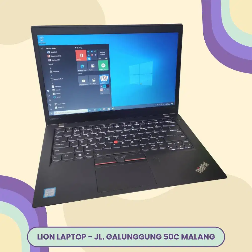 RAM 8GB SSD 256GB Core i7 SLIM Lenovo Thinkpad T470s [05|03]